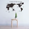 3D 52*81cm A map of the world removable DIY PVC wall sticker Children Home Decor Office Art Decals Creative Wallpaper Decoration