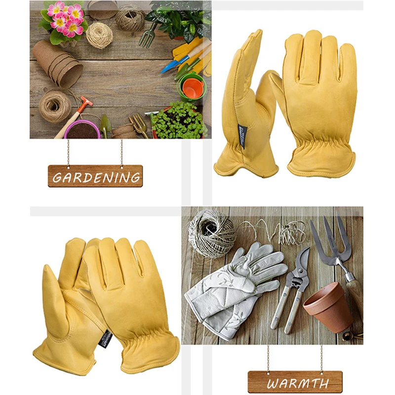 Motorcycle Winter Sheep Leather Men's Working Glove Thinsulate - Buy Motorcycle Winter Sheep