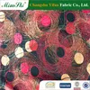 Polyester and spandex abstract design discharge printing velvet fabric