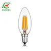 High Brightness 4 Watt C35 E14 LED Filament Replacements Candle Bulb