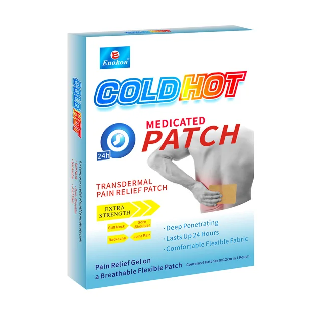 Popular convenient chinese herbal relieve pain analgesic paste cold hot patch transdermal pain relief patch KL-TRT002