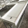 Cultured Marble Rectangle Shower Pan With Off-Set Drain