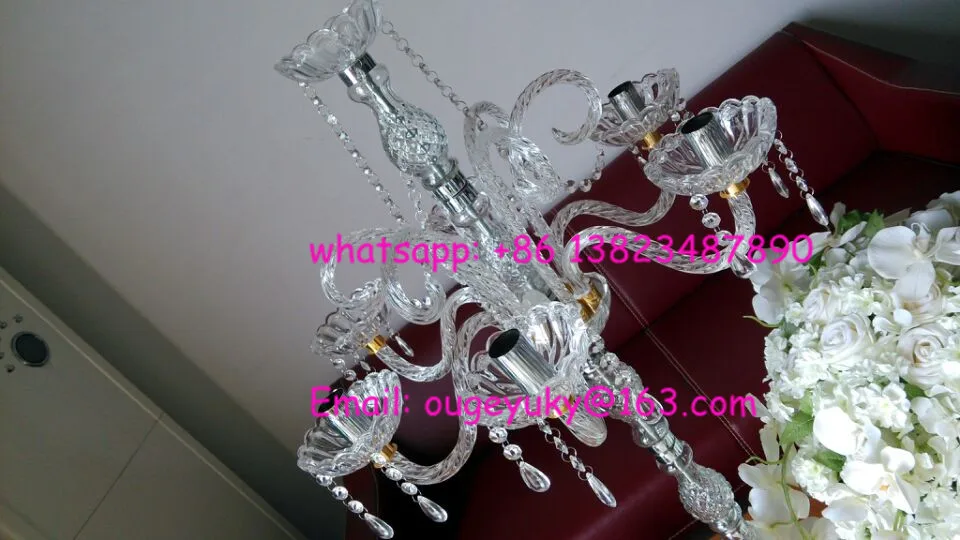 Centros de mesa candelabros altos wedding, candelabros de cristal ... Wedding Candelabros diseño