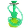 Wholesale Portable Unbrakable 10' Silicone pumpkin Mini Hookah For Travel