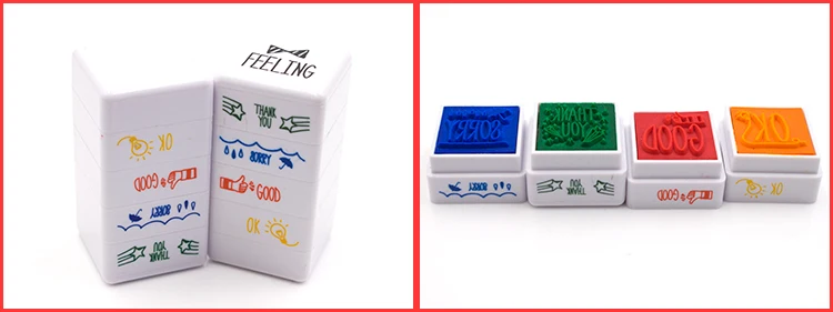 colorful kids alphabet stamps