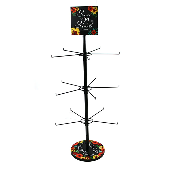 3 Tiers Spinner Metal Jewelry Display Rack - Buy Jewelry Display Rack ...