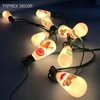 Outdoor garden waterproof pvc cable e17 lamp socket string festoon light
