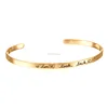 2017 Hot Sale Inspirational Bracelet With Don't Look Back Cuff Bracelet Open Bangles for You