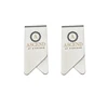 Promotional Custom Printed Wing Shape Flat Metal Stainless Steel Paper Money Clip