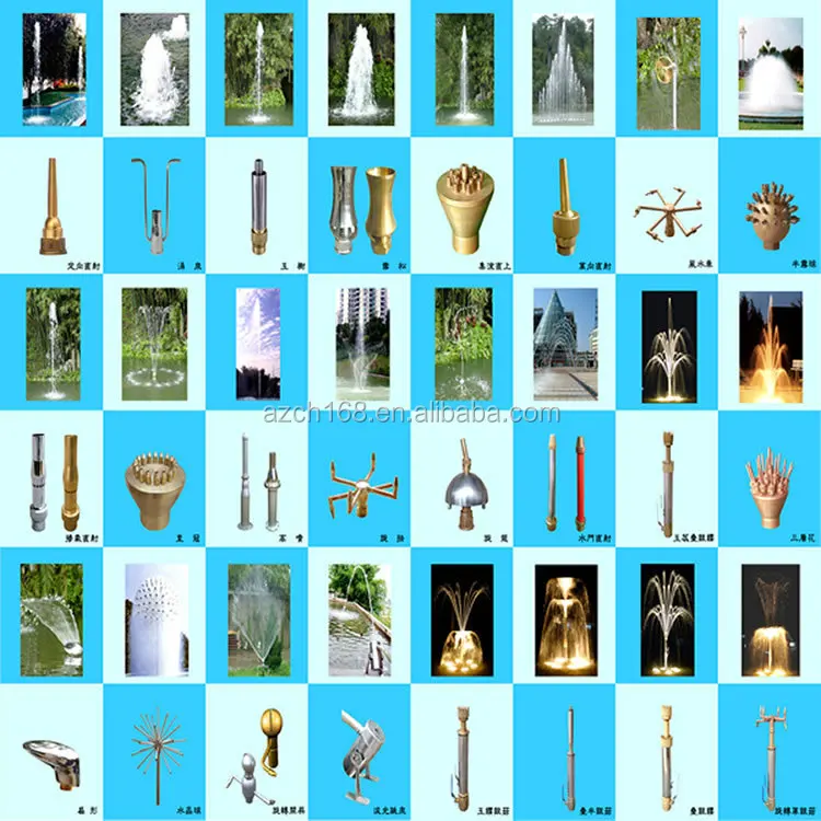 Large Outdoor Decorative Fountain Music Water Fountain With Color