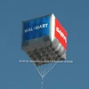 Popular square advertising hot air inflatable helium balloon with custom logo printed for promotion