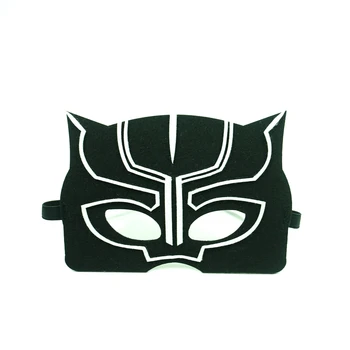 Custom Black Panther Mask Multi-style 2mm Felt Superheroes Party Masks ...