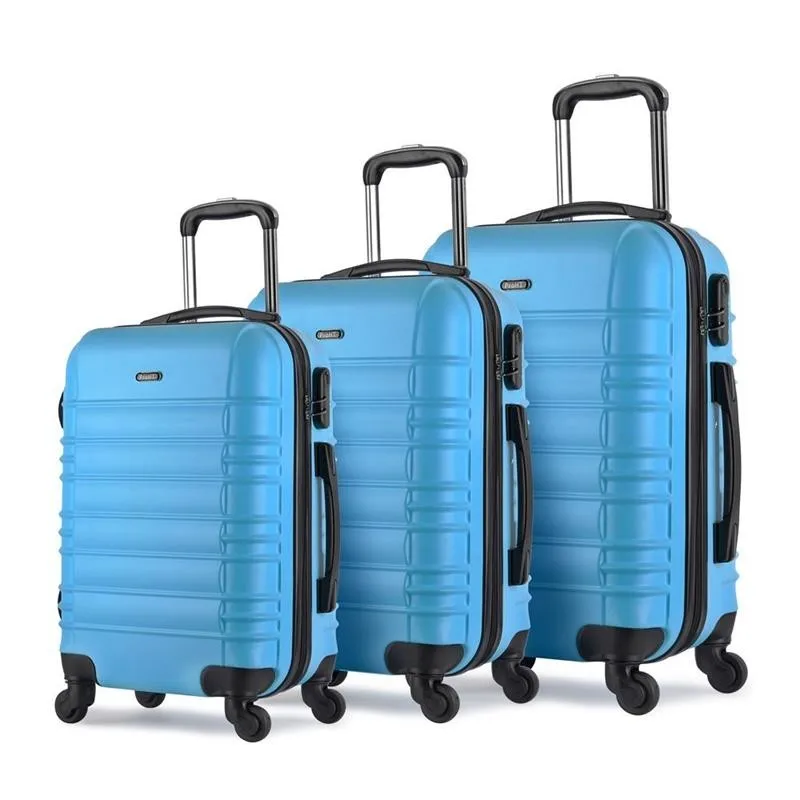 Abs Travel Suitcase Sets 360 Degree Trolley Suitcase Hard Shell Luggage ...