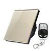 White 3gang 1way touch light switch and Crystal Glass Panel AC110-250V touch wall switch