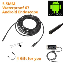 GRDEAL 1/2/3.5/ 5M Android OTG Micro USB Endoscope 5.5mm Lens Waterproof Borescope Tube Camera for Samsung Galaxy S6 S5 S4 Note