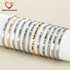 Hot Selling Cheap shiny fashion custom logo 4mm stainless steel engravable bangle