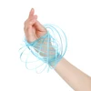 New Creative Plastic Material Colorful Flow Magic Ring Toys For Adults Kids