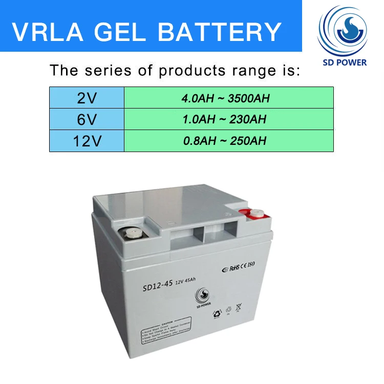 factory direct ups agm li-ion battery 12v 45ah for solar system
