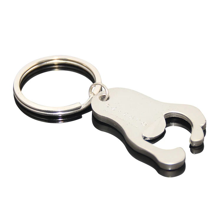 FREE P/&P Bottle Opener Key ring Metal Chrome FREE Engraving
