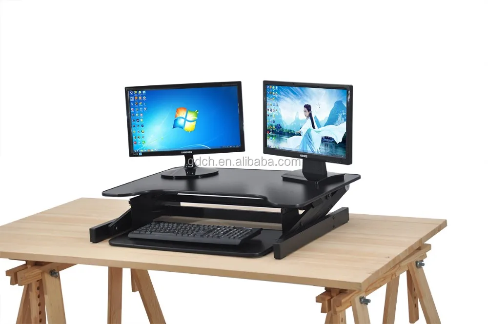 Mdf Height Adjustable Desk Computer Monitor Stand Build Your Own