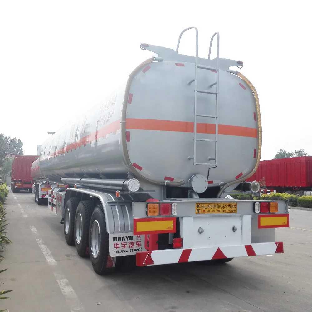 3 axle 40cbm petrol tanker semi trailer