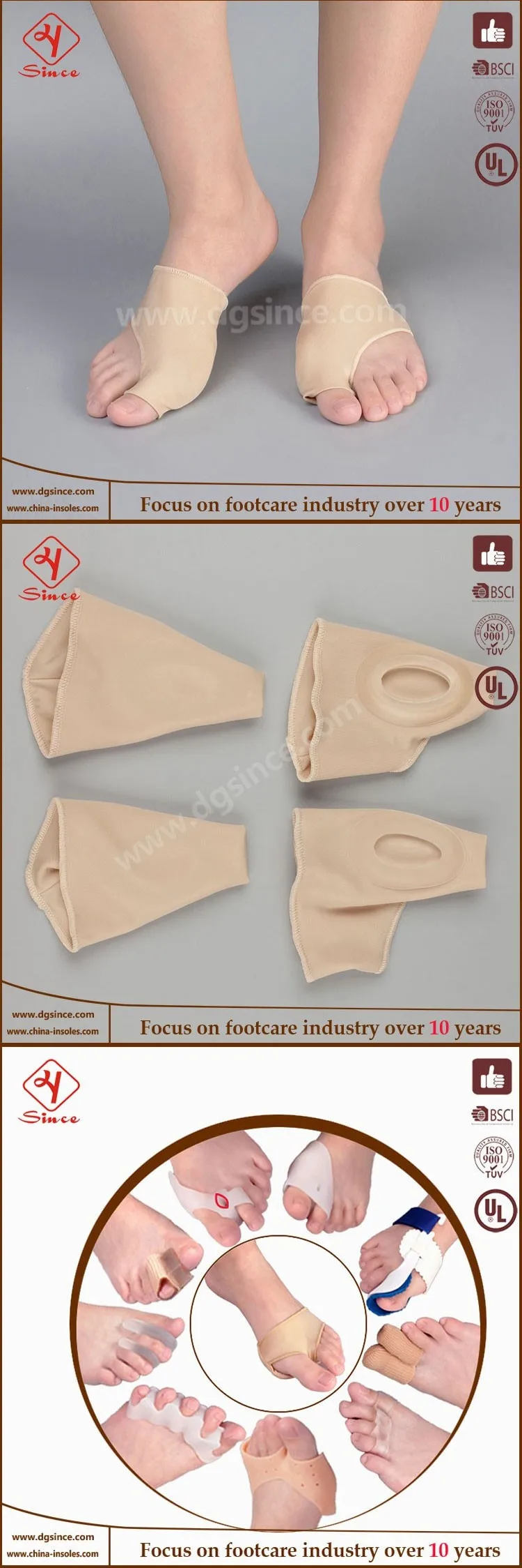 Factory direct sales bunion shoe toe protector