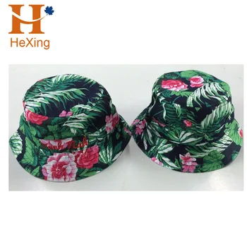 hawaiian print sun hat