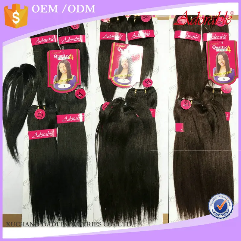 Adorable Quattro Yaki 8 10 12 14 With A Closure Synthetic Mixed