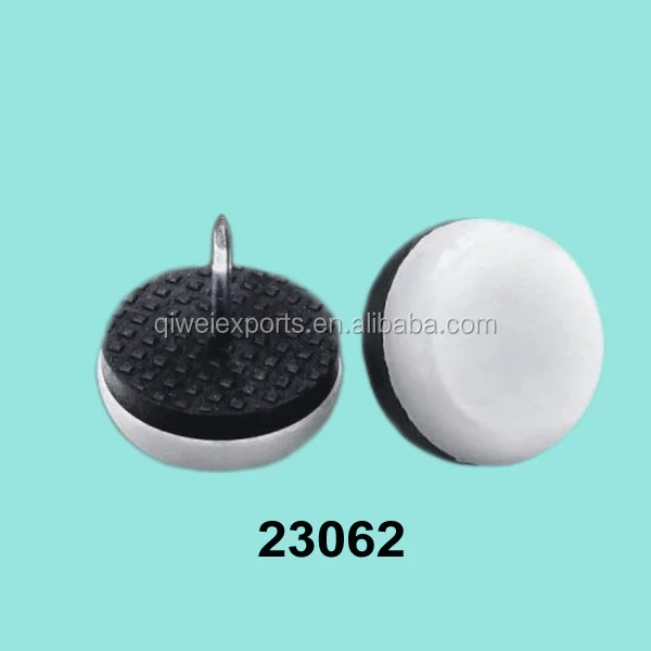 NO.23062furniture glides with two nails and felt