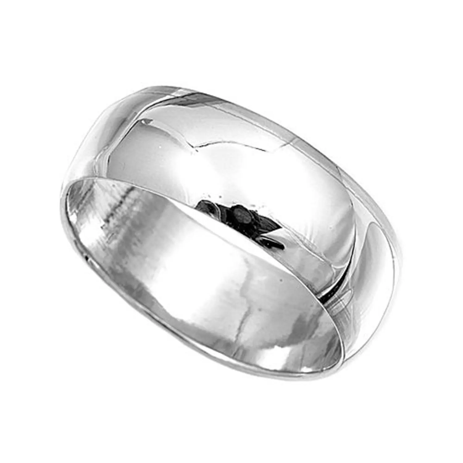 Wedding Band Finger Men Find Deals On Get Quotations 8mm Italian 925 Sterling Silver Light High Polished Comfort Wedding Band Finger Thumb