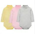 7Color Baby Clothing 2016 Newborn baby boys girls clothes Jumpsuit Long Sleeve Infant turn down collar