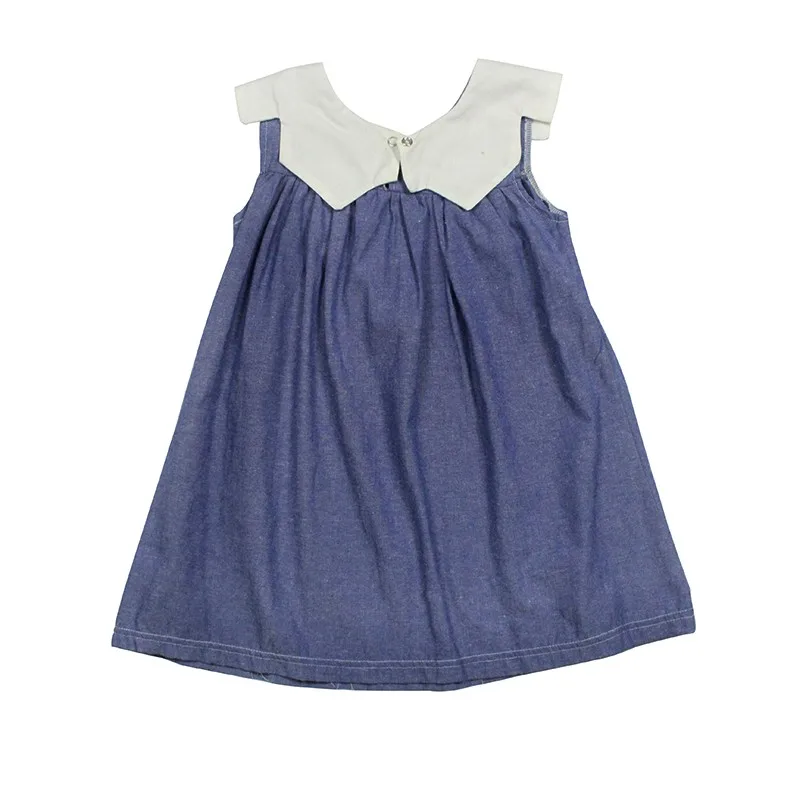 New Arrival Cheap Toddler Dress Peter Pan Collar Design Dress One Pic ...