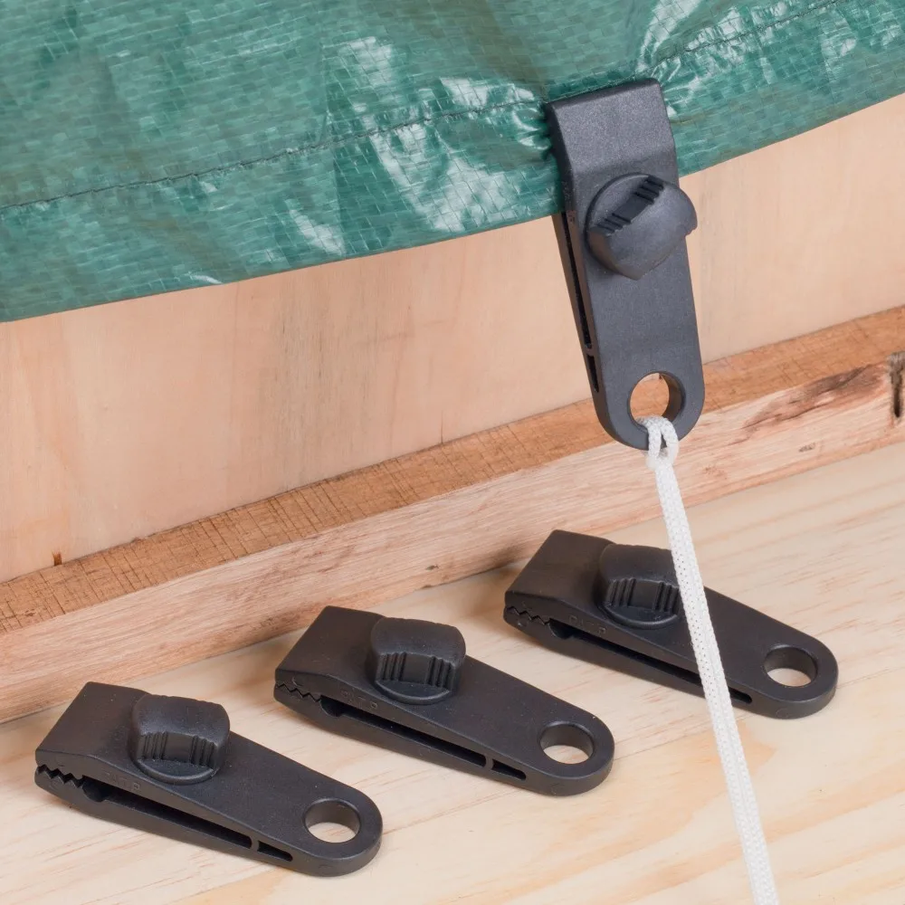 4 Pieces Multipurpose Fasteners Tarp Clips And Tent Clips Buy Tent