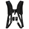 High Quality Durable Rapid Release Double Shoulder Harness Soft Shoulder Strap w/ Quick Release and Safety Tether
