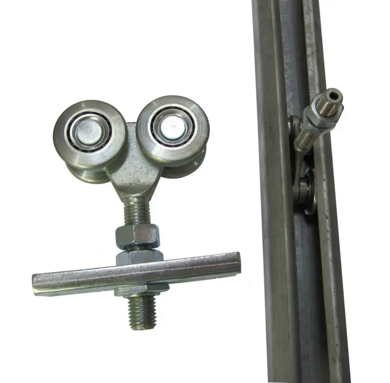 Track Of Sliding Gate Hanger Roller White Galvanized Buy Sliding Door Track,Pallet Roller