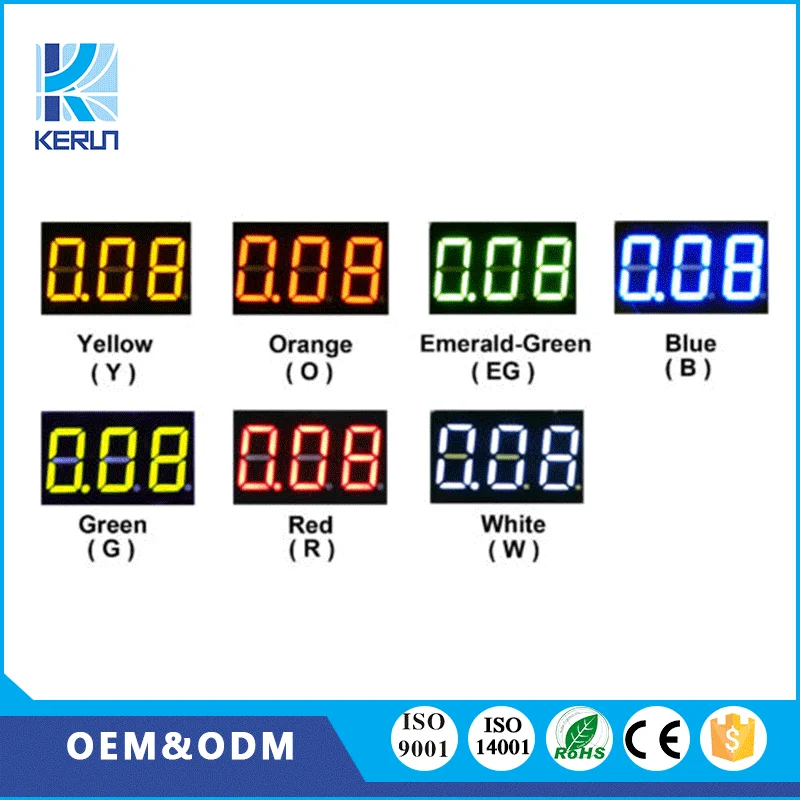 Kerun Optoelectronics Electric Fnd Numerical Led Module Cc/ca 0.36 Inch