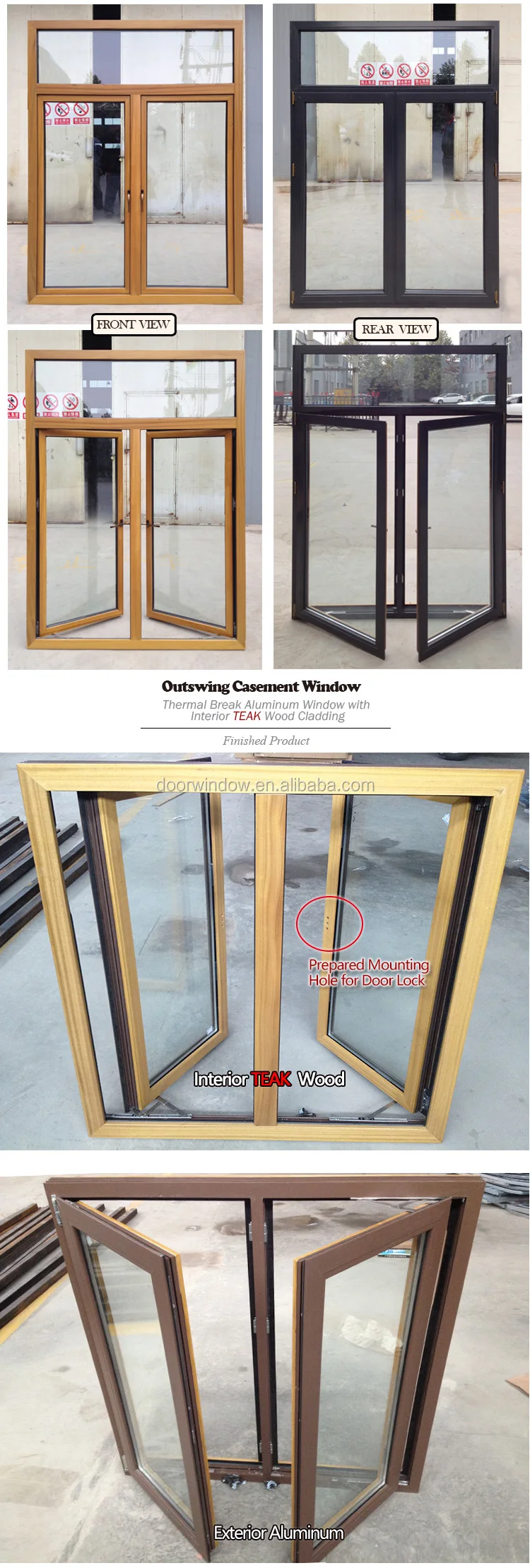Teak Wood French Casement Wooden window frames designs casement window for home