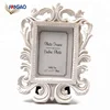China wholesale OEM handmade resin decorative special moments home decor wedding picture white photo frame