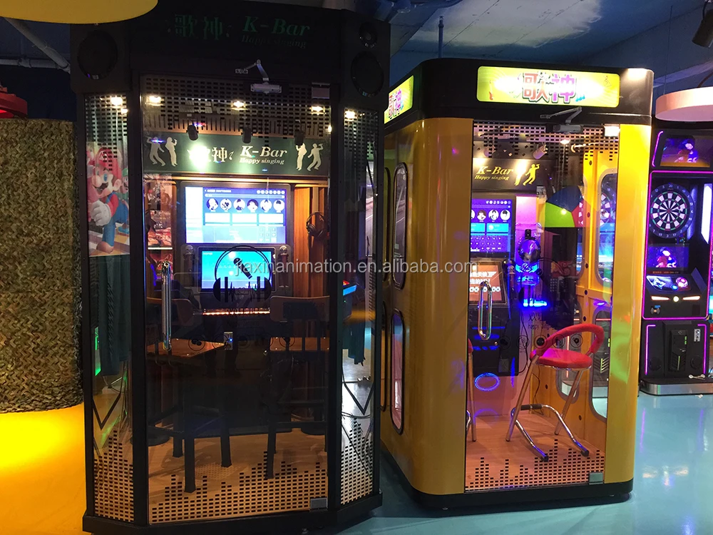Chinese Mini Karaoke Booth Coin Operated Singing Electronic Machine