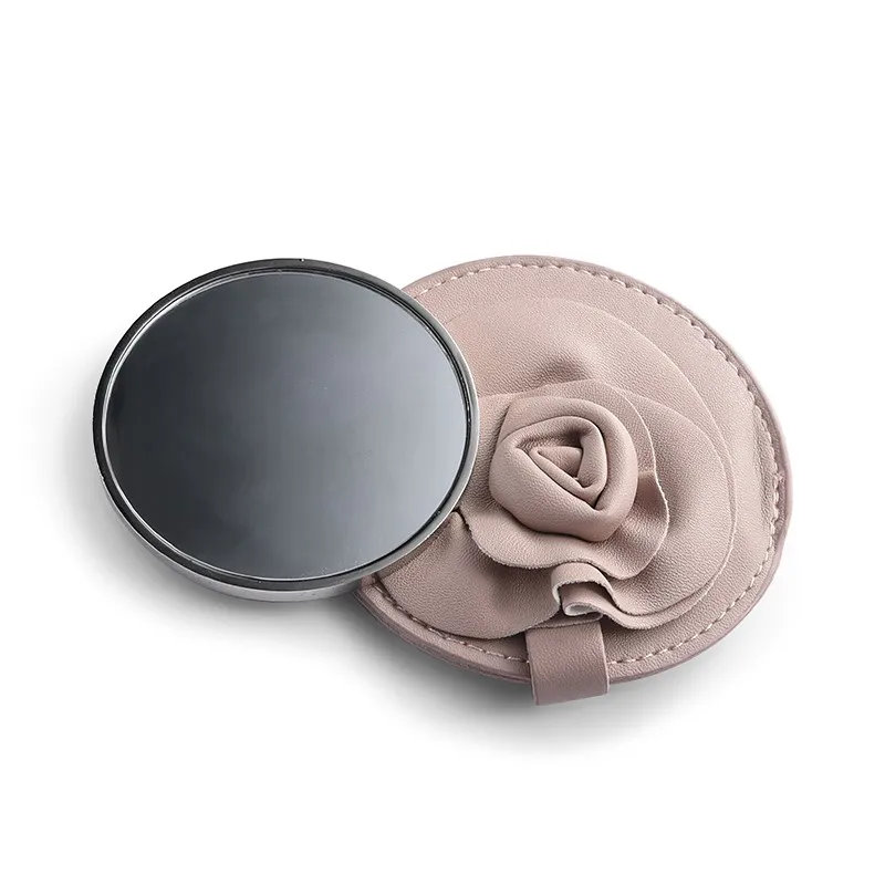 Custom Plastic Frame Glass Handheld Compact Mirror For Promotion Gift