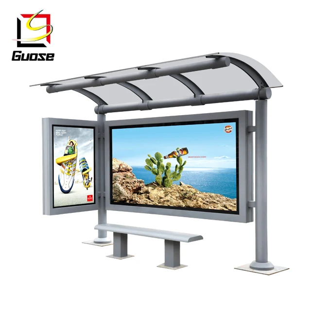 Taxi Stop Shelter Advertising Bus Shelter Bus Stop Bench