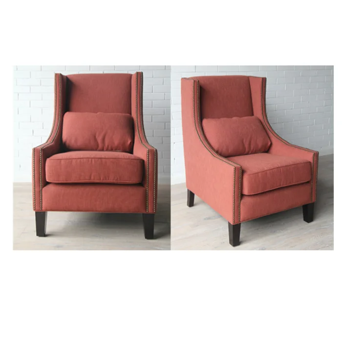 Wholesale Furniture Retro Style Living Room Furniture Single Sofa Chair