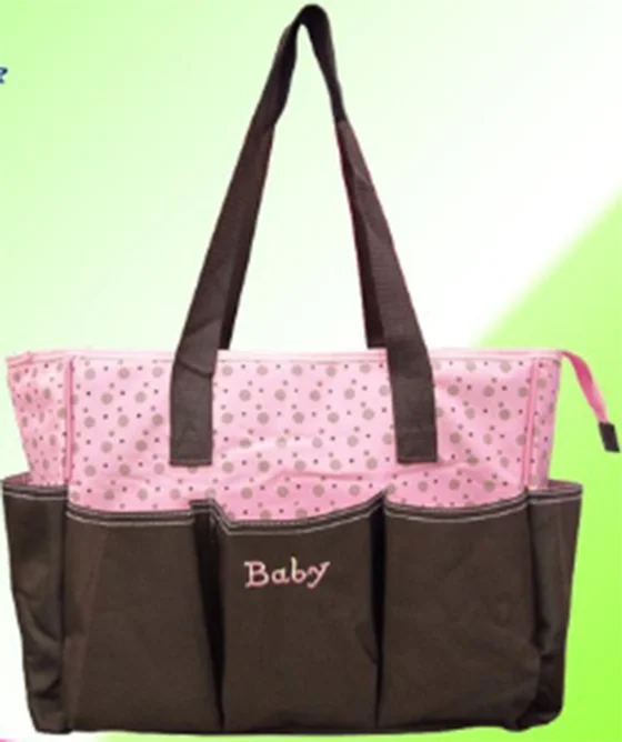 pink baby diaper bags