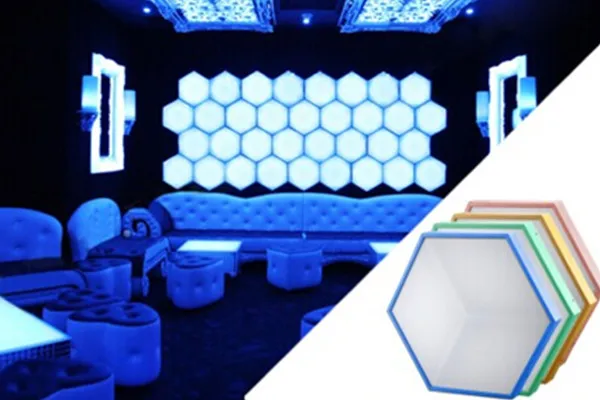 Patent CE Passed 3d honeycomb night club led disco stage lighting effect rgb led wall panel