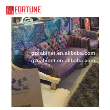 Living Room Furniture European Style Vintage Leather Sofa Bed European Style Vintage Leather Sofa Bed