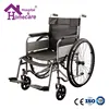 Lightweight portable handicapped steel wheelchair for disabled