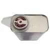1 liter engine oil/petrol use square metal tin can with squeeze cap