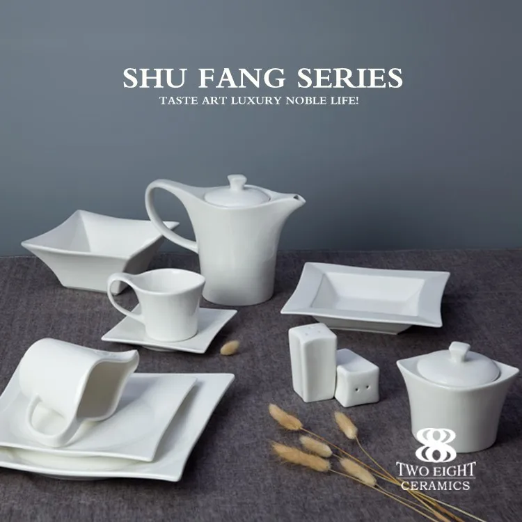 Wholesale catering dinner plates set, kitchenware china