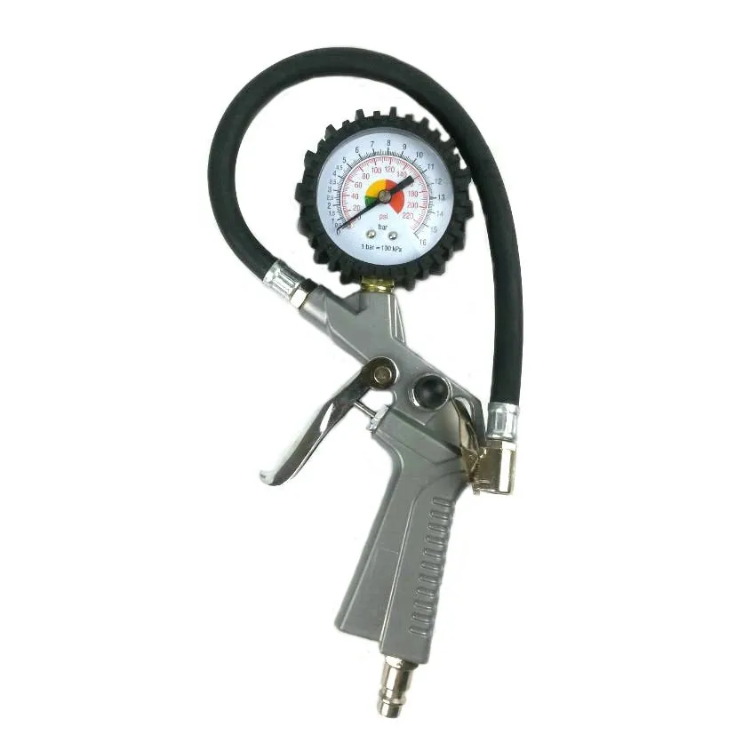 Tire Inflating Gun With Vehicle Tyre Air Pressure Gauge,Car Tire