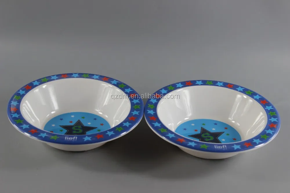 Round Shape Melamine Kids Cereal Bowl 6.5 Inch